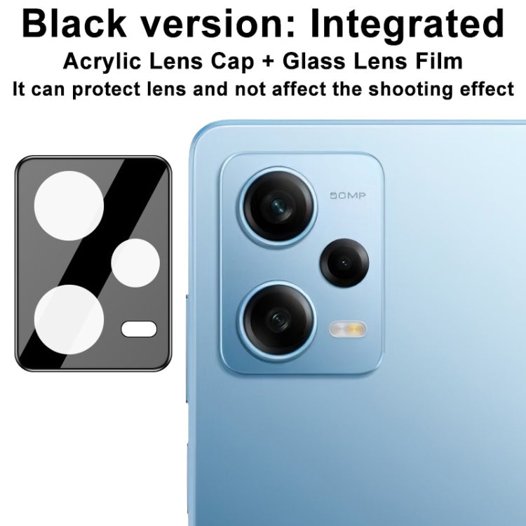 For Xiaomi Redmi Note 12 Pro 5G China/Indian imak High Definition Integrated Glass Lens Film Black Version -  by imak | Online Shopping UK | buy2fix