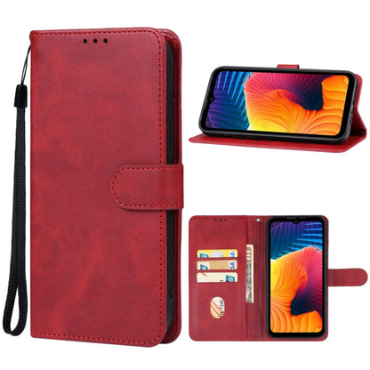 For Doogee V30 5G Leather Phone Case(Red) - Doogee Cases by buy2fix | Online Shopping UK | buy2fix