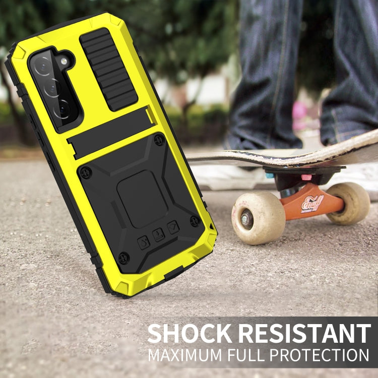 For Samsung Galaxy S23+ 5G R-JUST Life Waterproof Dustproof Shockproof Phone Case(Yellow) - Galaxy S23+ 5G Cases by R-JUST | Online Shopping UK | buy2fix