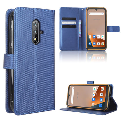 For Blackview BV5200 Diamond Texture Leather Phone Case(Blue) - More Brand by buy2fix | Online Shopping UK | buy2fix