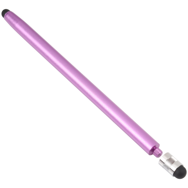 Universal Cloth Head + Silicone Head Stylus(Purple) - Stylus Pen by buy2fix | Online Shopping UK | buy2fix