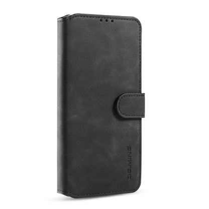 For Galaxy A71 5G DG.MING Retro Oil Side Horizontal Flip Case with Holder & Card Slots & Wallet(Black) - Galaxy Phone Cases by DG.MING | Online Shopping UK | buy2fix