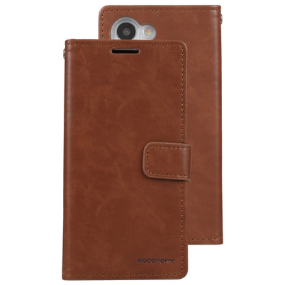 For Samsung Galaxy S23 5G GOOSPERY BLUE MOON Crazy Horse Texture Leather Phone Case(Brown) - Galaxy S23 5G Cases by GOOSPERY | Online Shopping UK | buy2fix