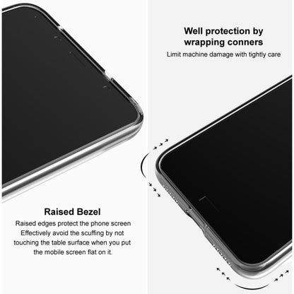 For Motorola Moto X40 5G IMAK UX-5 Series Transparent Shockproof TPU Phone Case(Transparent White) - Motorola Cases by imak | Online Shopping UK | buy2fix