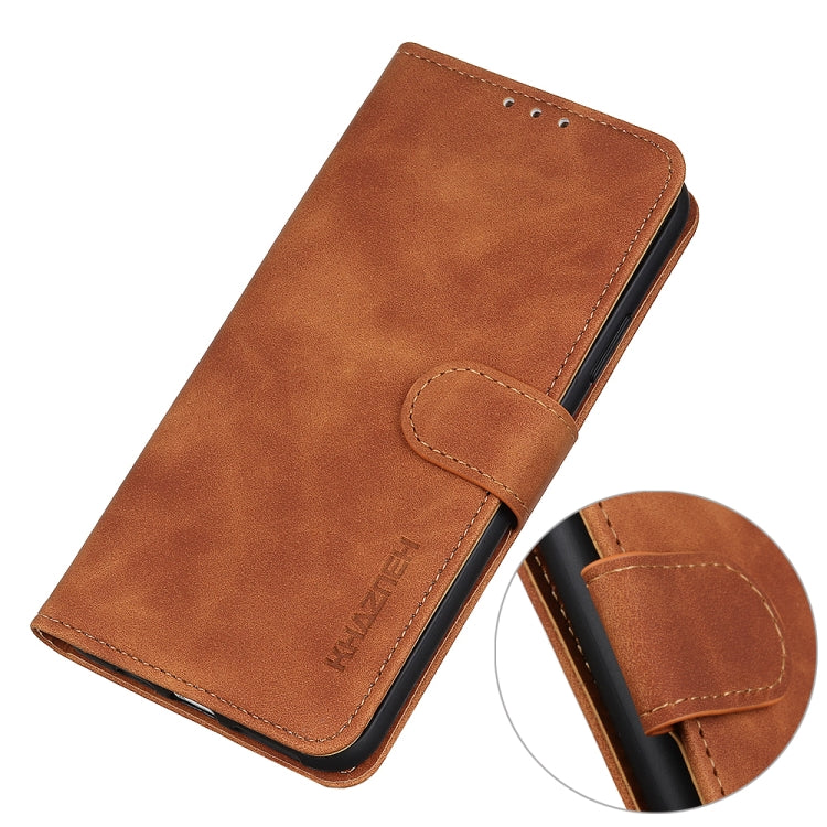 For OnePlus 11 5G KHAZNEH Retro Texture Flip Leather Phone Case(Brown) - OnePlus Cases by buy2fix | Online Shopping UK | buy2fix