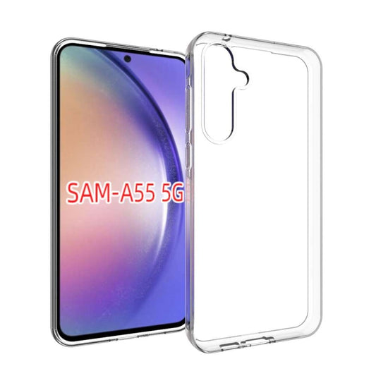 For Samsung Galaxy A55 5G Waterproof Texture TPU Phone Case(Transparent) - Galaxy Phone Cases by buy2fix | Online Shopping UK | buy2fix