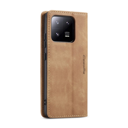 For Xiaomi 13 Pro CaseMe 013 Multifunctional Horizontal Flip Leather Phone Case(Brown) - Xiaomi Cases by CaseMe | Online Shopping UK | buy2fix