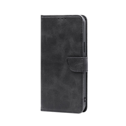 For Blackview A85 Calf Texture Buckle Flip Leather Phone Case(Black) - More Brand by buy2fix | Online Shopping UK | buy2fix