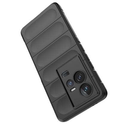 For vivo iQOO 11 5G Magic Shield TPU + Flannel Phone Case(Dark Green) - vivo Cases by buy2fix | Online Shopping UK | buy2fix