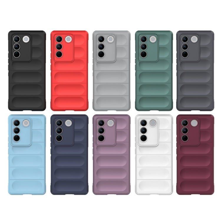 For vivo S16 Pro 5G Magic Shield TPU + Flannel Phone Case(Purple) - vivo Cases by buy2fix | Online Shopping UK | buy2fix