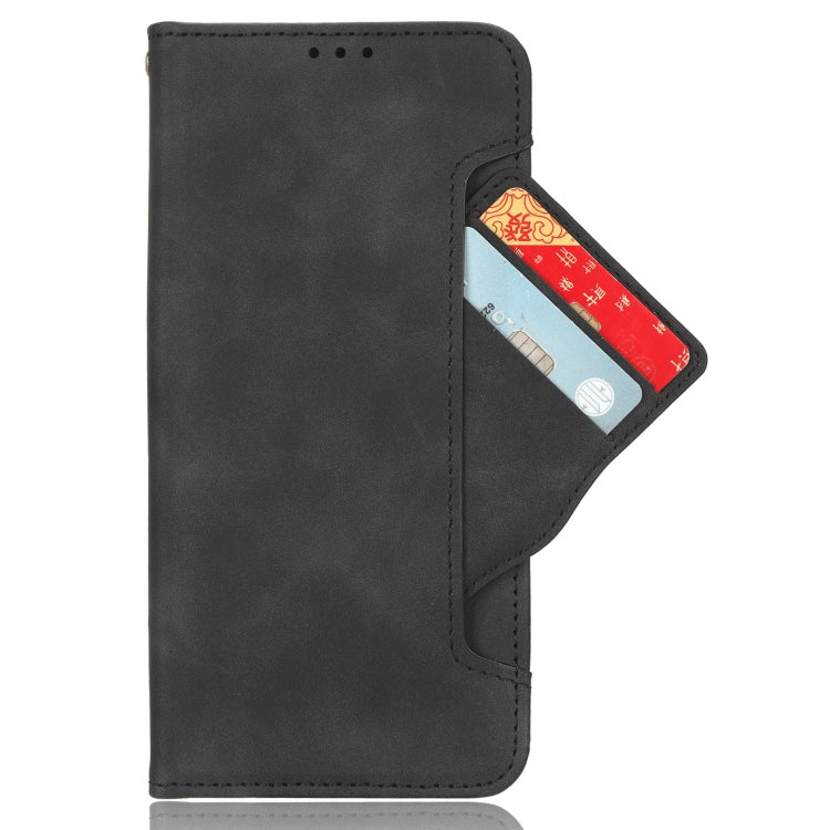 For Blackview A85 Skin Feel Calf Texture Card Slots Leather Phone Case(Black) - More Brand by buy2fix | Online Shopping UK | buy2fix