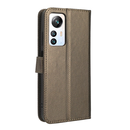 For Blackview A85 Diamond Texture Leather Phone Case(Brown) - More Brand by buy2fix | Online Shopping UK | buy2fix