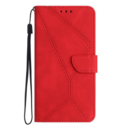For Motorola Moto G04 / G24 Stitching Embossed Leather Phone Case(Red) - Motorola Cases by buy2fix | Online Shopping UK | buy2fix