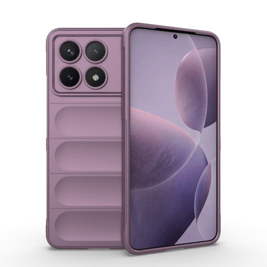 For Xiaomi Redmi K70 / K70 Pro 5G Magic Shield TPU + Flannel Phone Case(Purple) - K70 Pro Cases by buy2fix | Online Shopping UK | buy2fix