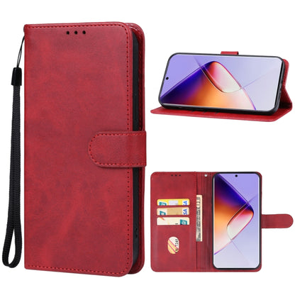 For Infinix Note 40 Pro Leather Phone Case(Red) - Infinix Cases by buy2fix | Online Shopping UK | buy2fix