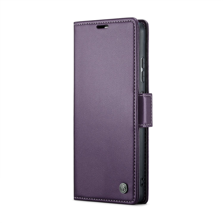 For Xiaomi Redmi Note 12 4G Global CaseMe 023 Butterfly Buckle Litchi Texture RFID Anti-theft Leather Phone Case(Pearly Purple) - Xiaomi Cases by CaseMe | Online Shopping UK | buy2fix