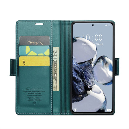 For Xiaomi 12T /12T Pro/Redmi K50 Ultra CaseMe 023 Butterfly Buckle Litchi Texture RFID Anti-theft Leather Phone Case(Pearly Blue) - Xiaomi Cases by CaseMe | Online Shopping UK | buy2fix