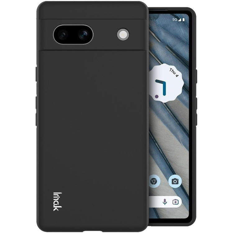 For Google Pixel 7a IMAK UC-3 Series Shockproof Frosted TPU Phone Case(Black) - Google Cases by imak | Online Shopping UK | buy2fix