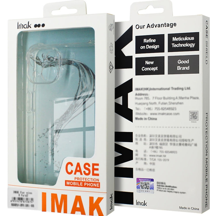 For Google Pixel 8a imak Shockproof Airbag TPU Phone Case(Transparent) - Google Cases by imak | Online Shopping UK | buy2fix