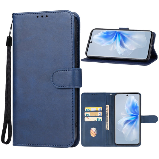 For vivo S18 Pro Leather Phone Case(Blue) - S18 Pro Cases by buy2fix | Online Shopping UK | buy2fix