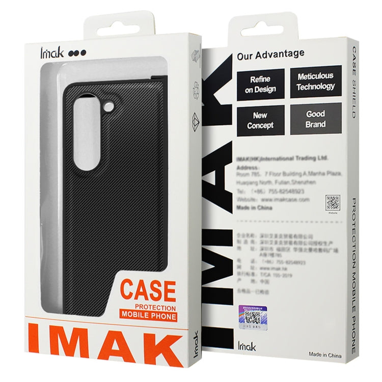 For Samsung Galaxy Z Fold5 imak Ruiyi Series Carbon Fiber PU + PC Phone Case - Galaxy Z Fold5 Cases by imak | Online Shopping UK | buy2fix