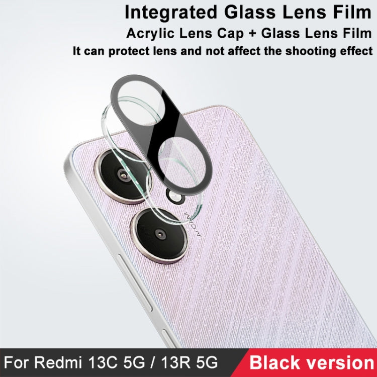 For Xiaomi Redmi 13C 5G / 13R 5G imak High Definition Integrated Glass Lens Film Black Version - For Xiaomi by imak | Online Shopping UK | buy2fix