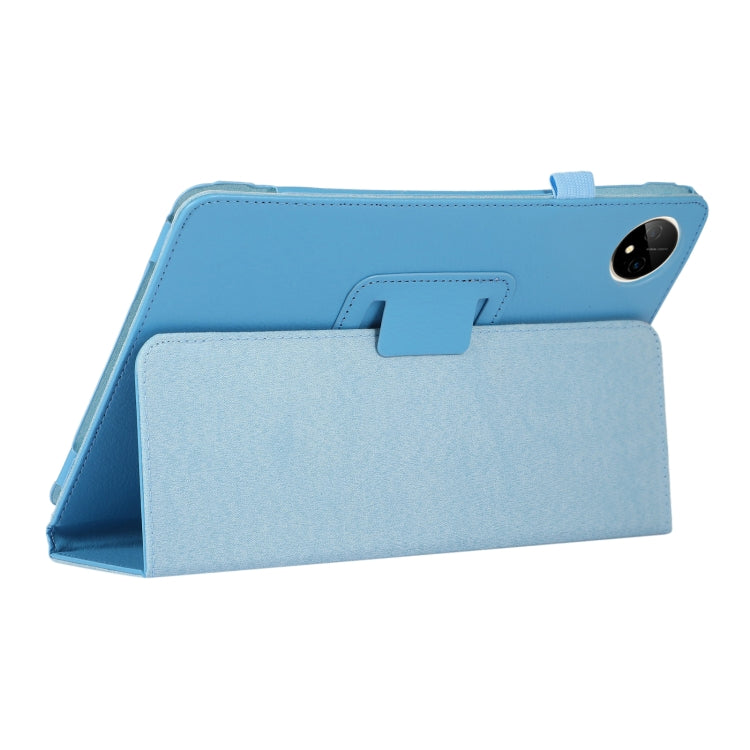 For Huawei MatePad Pro 11 2024 Litchi Texture Leather Tablet Case with Holder(Sky Blue) - Huawei by buy2fix | Online Shopping UK | buy2fix