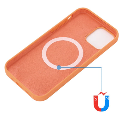 For iPhone 15 Pro Shockproof Silicone Magsafe Phone Case(Gold Orange) - iPhone 15 Pro Cases by buy2fix | Online Shopping UK | buy2fix