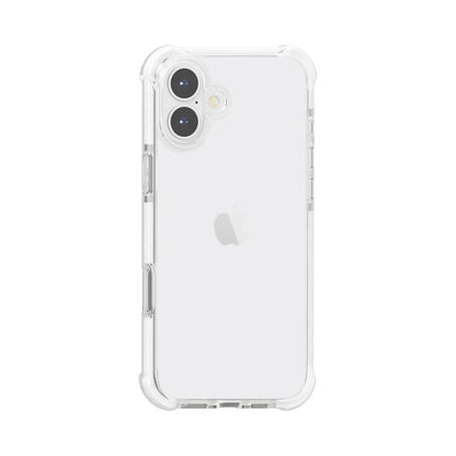 For iPhone 16 Plus Four-corner Shockproof TPU + Acrylic Phone Case(Transparent) - iPhone 16 Plus Cases by buy2fix | Online Shopping UK | buy2fix