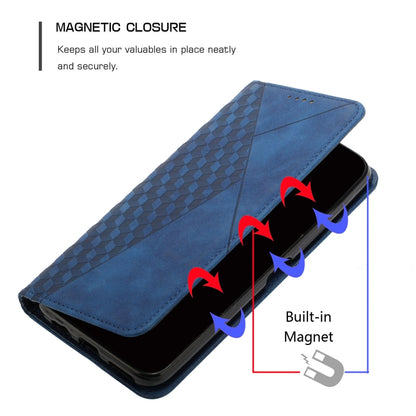 For Xiaomi Redmi K70 / K70 Pro Diamond Splicing Skin Feel Magnetic Leather Phone Case(Blue) - K70 Pro Cases by buy2fix | Online Shopping UK | buy2fix