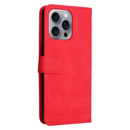 For iPhone 16 Pro Max Skin Feel Life Tree Leather Phone Case(Red) - iPhone 16 Pro Max Cases by buy2fix | Online Shopping UK | buy2fix