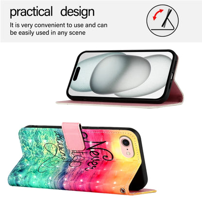 For iPhone SE 2024 3D Painting Horizontal Flip Leather Phone Case(Chasing Dreams) - More iPhone Cases by buy2fix | Online Shopping UK | buy2fix