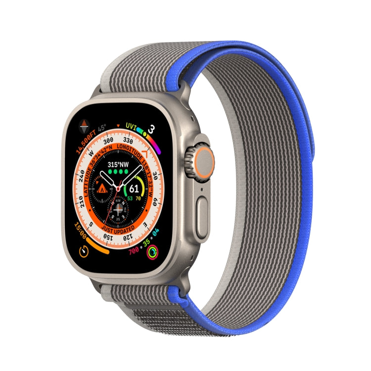 For Apple Watch 42mm DUX DUCIS YJ Series Nylon Watch Band(Blue) - Watch Bands by DUX DUCIS | Online Shopping UK | buy2fix