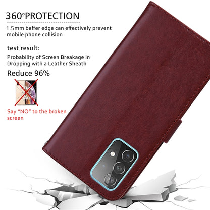 For Samsung Galaxy S24+ Rose Embossed Flip PU Leather Phone Case(Brown) - Galaxy S24+ 5G Cases by buy2fix | Online Shopping UK | buy2fix