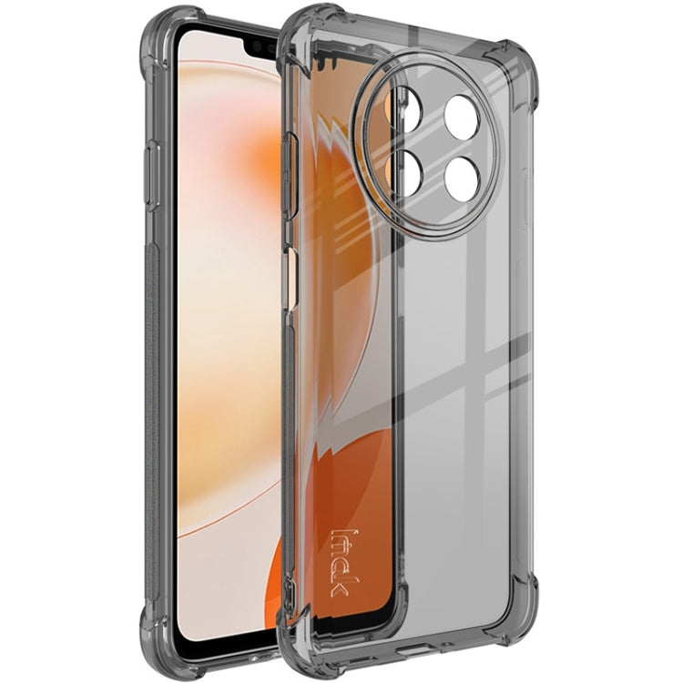 For Huawei Enjoy 60X imak Shockproof Airbag TPU Phone Case(Transparent Black) - Huawei Cases by imak | Online Shopping UK | buy2fix