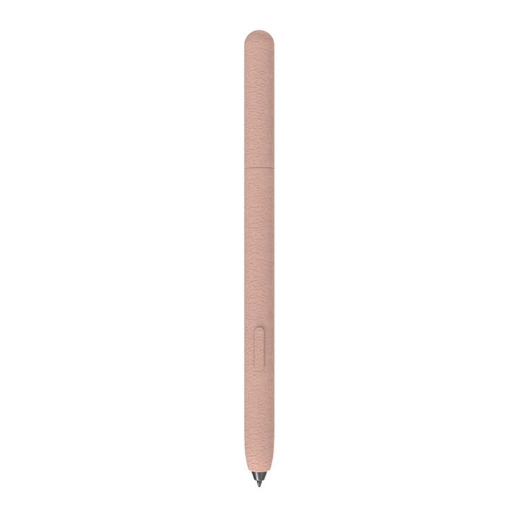For Samsung Galaxy Tab S6 Lite LOVE MEI Frosted Leather Texture Silicone Protective Pen Case(Pink) - Pencil Accessories by LOVE MEI | Online Shopping UK | buy2fix