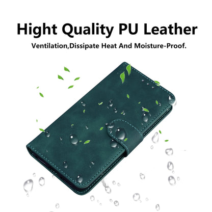 For iPhone 16 Skin Feel Pure Color Flip Leather Phone Case(Green) - iPhone 16 Cases by buy2fix | Online Shopping UK | buy2fix