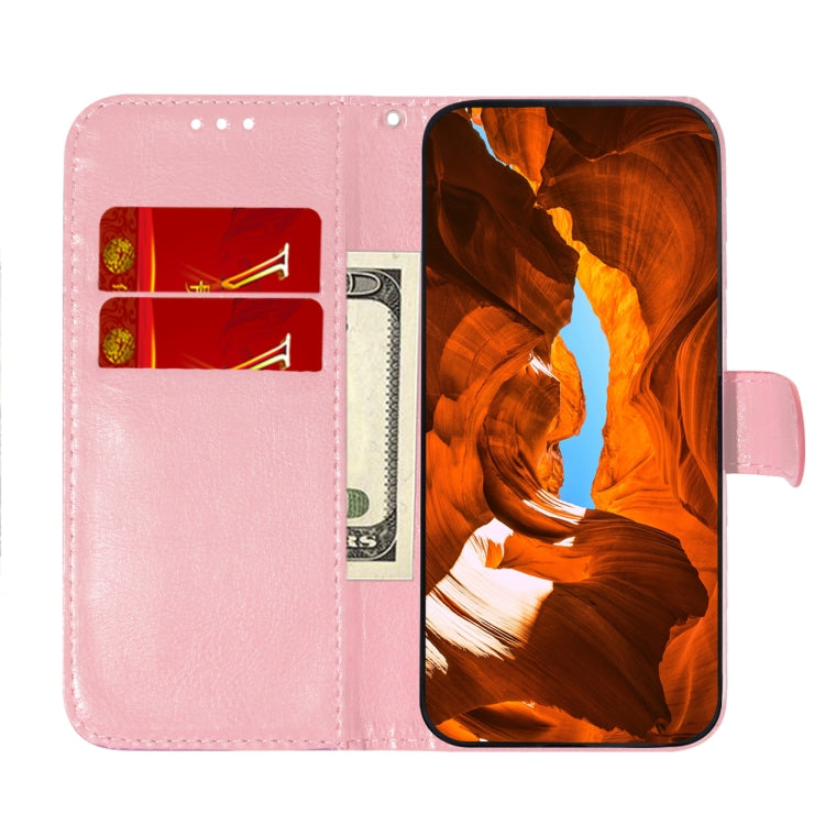 For Samsung Galaxy M55 Colorful Magnetic Buckle Leather Phone Case(Pink) - Galaxy Phone Cases by buy2fix | Online Shopping UK | buy2fix