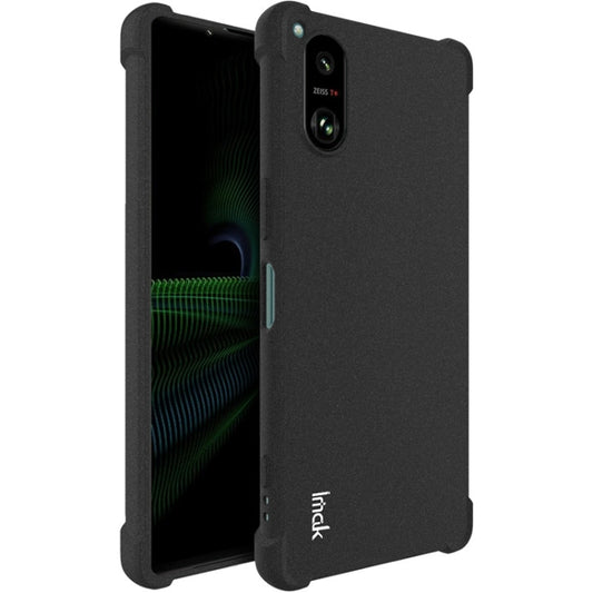 For Sony Xperia 5 V imak Shockproof Airbag TPU Phone Case(Matte Black) - Sony Cases by imak | Online Shopping UK | buy2fix