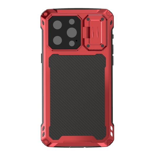 For iPhone 14 Pro Max LK MagSafe Shockproof Life Waterproof Dustproof Metal Phone Case(Red) - iPhone 14 Pro Max Cases by buy2fix | Online Shopping UK | buy2fix