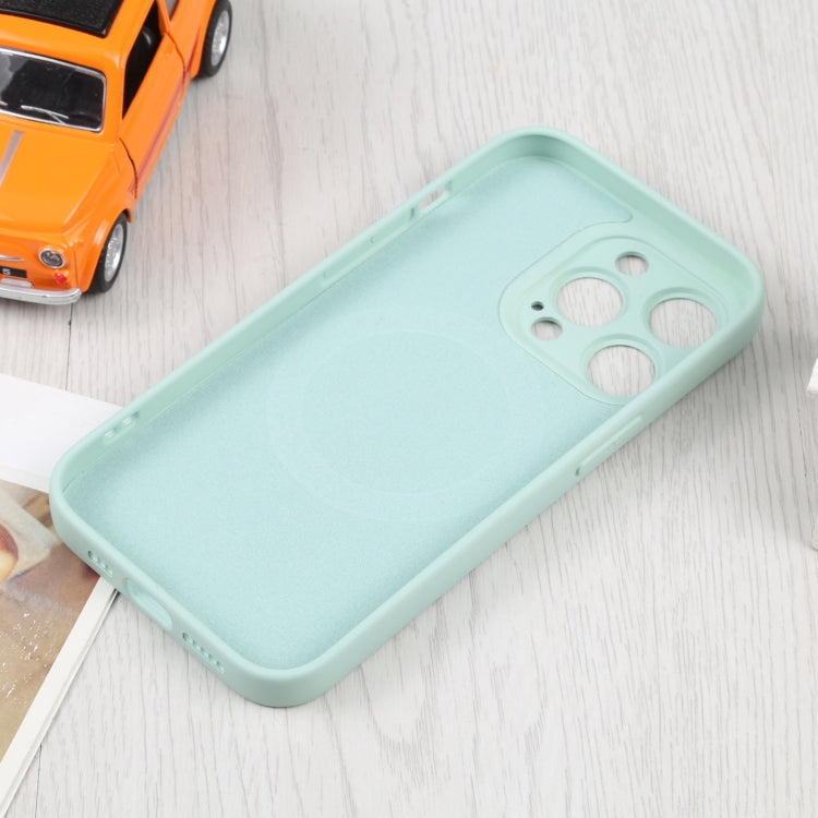 For iPhone 16 Plus Liquid Silicone Magsafe Phone Case(Light Cyan) - iPhone 16 Plus Cases by buy2fix | Online Shopping UK | buy2fix