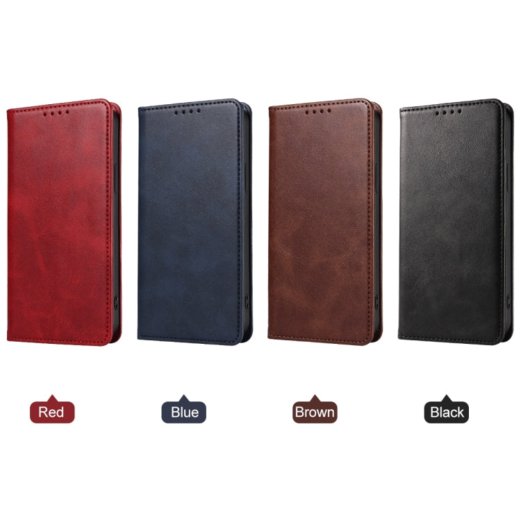 For Xiaomi Redmi Note 13 4G Magnetic Closure Leather Phone Case(Brown) - Note 13 Cases by buy2fix | Online Shopping UK | buy2fix