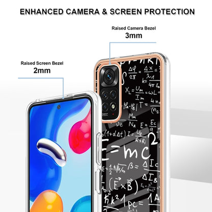 For Xiaomi Redmi Note 11s / Note 11 4G Electroplating Marble Dual-side IMD Phone Case(Equation) - Xiaomi Cases by buy2fix | Online Shopping UK | buy2fix