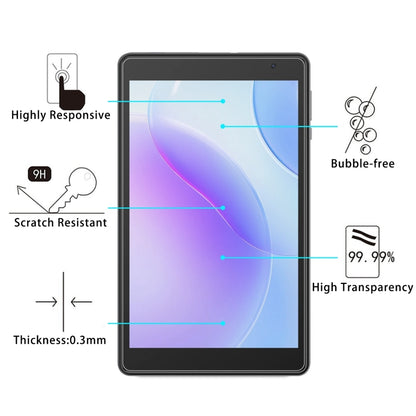 For Blackview Tab 50 WiFi 8.0 9H 0.3mm Explosion-proof Tempered Glass Film - Others by buy2fix | Online Shopping UK | buy2fix