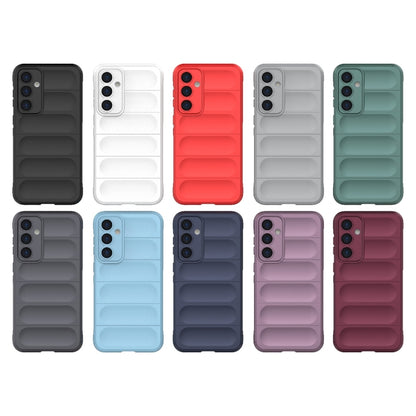 For Samsung Galaxy S23 FE 5G Magic Shield TPU + Flannel Phone Case(Dark Blue) - Galaxy S23 FE 5G Cases by buy2fix | Online Shopping UK | buy2fix