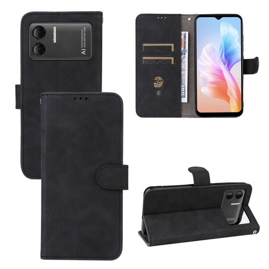 For Doogee X98 / X98 Pro Skin Feel Magnetic Flip Leather Phone Case(Black) - More Brand by buy2fix | Online Shopping UK | buy2fix