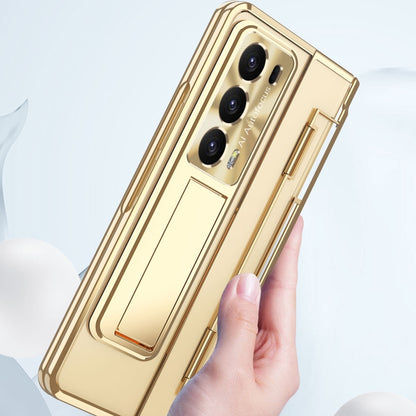 For Honor Magic V2 Phantom Armor Series Integrated Folding Phone Case(Gold) - Honor Cases by buy2fix | Online Shopping UK | buy2fix