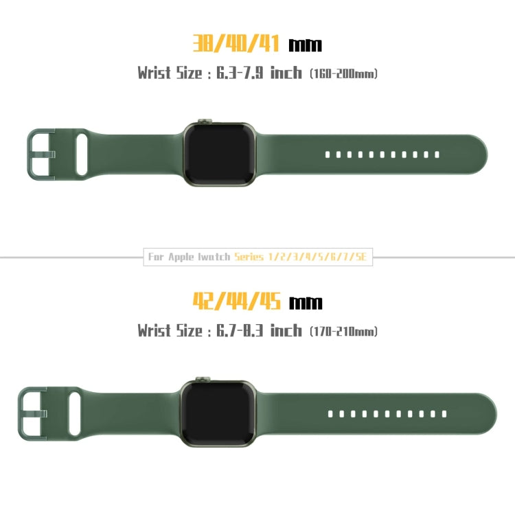 For Apple Watch 42mm Pin Buckle Silicone Watch Band(Clover) - Watch Bands by buy2fix | Online Shopping UK | buy2fix