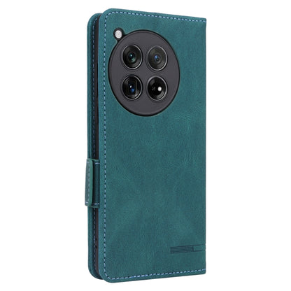 For OnePlus 12 Magnetic Clasp Leather Phone Case(Green) - OnePlus Cases by buy2fix | Online Shopping UK | buy2fix