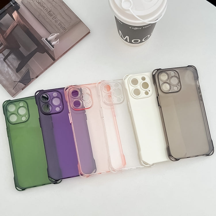 For iPhone 16 Pro Max Four-corner Shockproof TPU Phone Case(Transparent) - iPhone 16 Pro Max Cases by buy2fix | Online Shopping UK | buy2fix